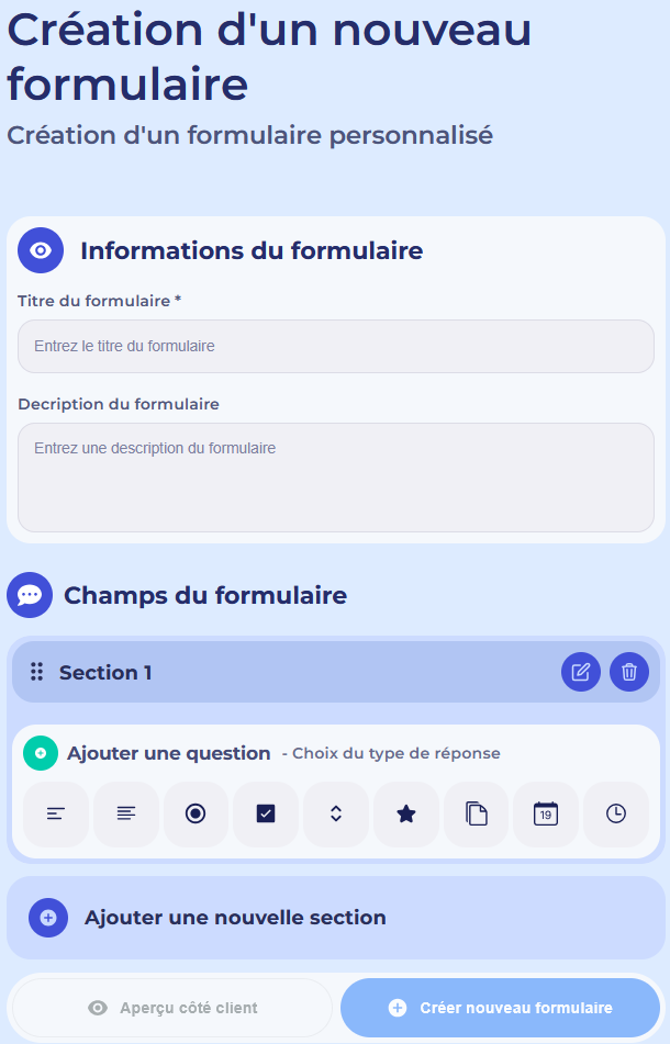 Formulaires